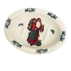 Festive Santa Holiday Soap Dish